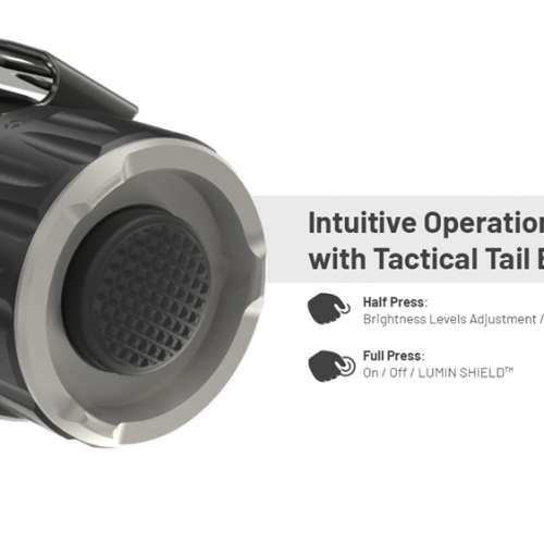 Nitecore EDC35 Tactical LED Flashlight 5000 lumens. 6000 mAh. USB-C直接充電