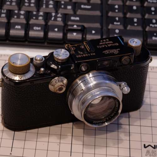 93年歷史 barnack Leica III 黑漆 black paint  summar 50mm f2