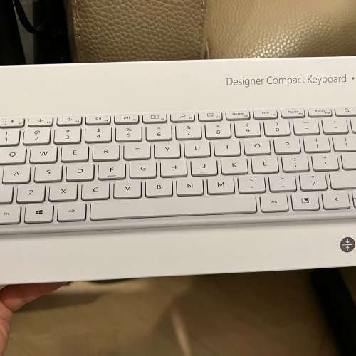 Microsoft Designer Compact藍牙白色鍵盤
