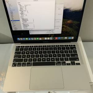 99%New US Apple 13-inch MacBook Air 2020 M1 8GB Ram 256GB SSD - Silver