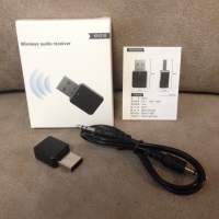 🎵 Bluetooth V5.1 Music Audio Receiver 3.5mm BLACK NEW 全新 藍牙 音樂 接收器 ...