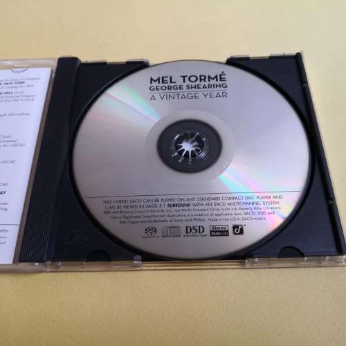 MEL TOME GEORGE SHEARING A VINTAGE YEAR 美版