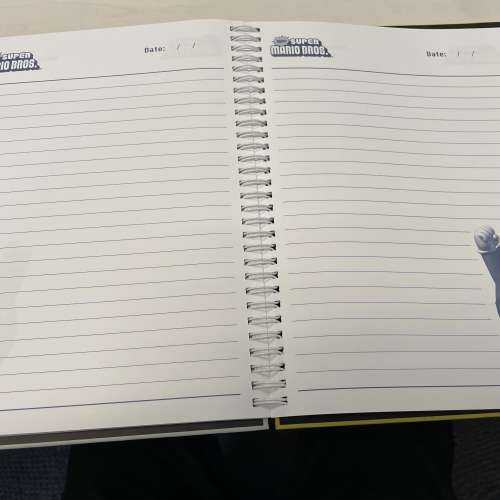 Circle K Mario Super Planner and 18 clips limited edition White