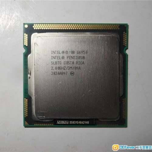 Intel Pentium G6950 2.80GHz, Core i3-550 3.20GHz, Core i3-530 2.93GHz CPU.