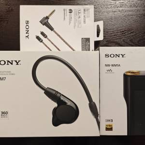 SONY NW-WM1A 黑磚 & IER-M7 耳機