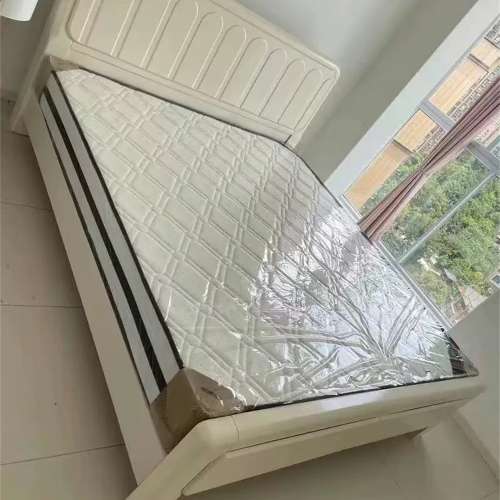 solid wood double bed