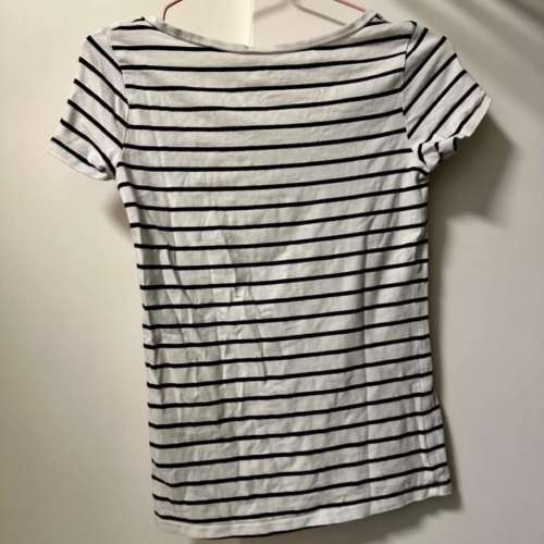 間條tshirt  H&M XS size
