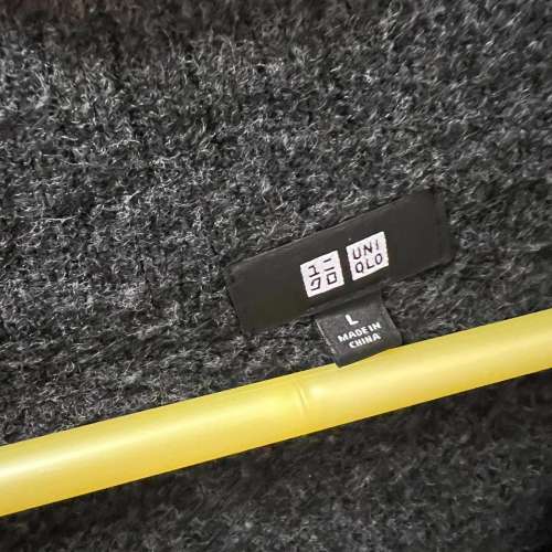 Uniqlo 男裝 灰色 冷外套 L Size 大碼