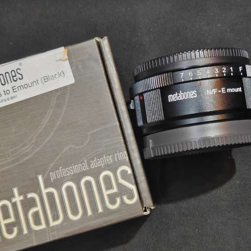Metabones Nikon F TO SONY E mount