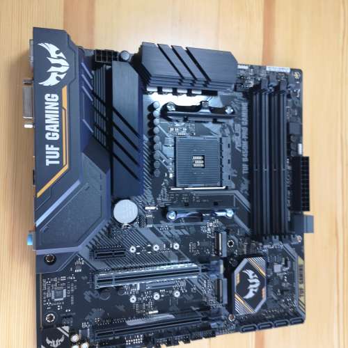 (新淨)ASUS TUF B450M PRO GAMING主板連背板(運作正常)