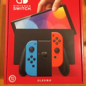 全新 Nintendo switch oled game 遊戲機 可 iphone 換