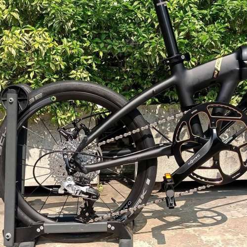 最新款 DAHON MU PRO (PKA015) 11速 碟剎20吋鋁合金折叠車 送水架前後蛙燈叮叮