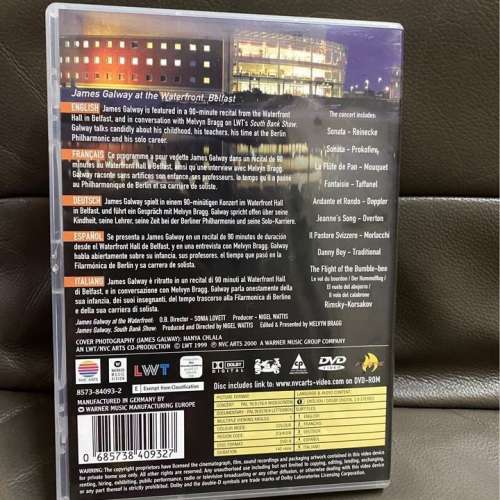 DVD James Galway AT THE WATERFRONT