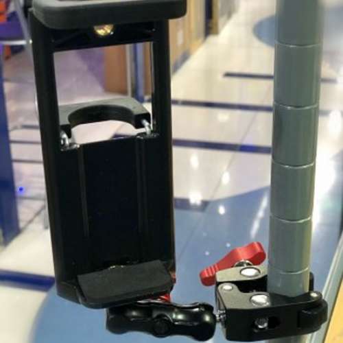 全新免提多角度調校手機/相機/平板電腦欄杆支架, 深水埗可購買, 順豐免郵或7仔自取