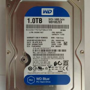 Western Digital 3.5“ 1TB 硬碟 hard disk