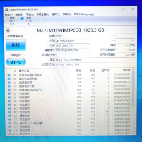 DELL 1.92TB，Samsung 2TB SSD，INTEL 1.92TB