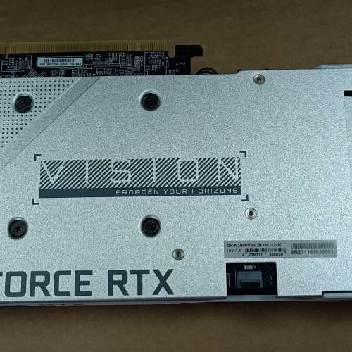 Gigabyte GeForce RTX 3060 VISION OC 12G