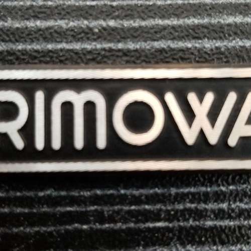 Rimowa 標誌 金屬板貼 Logo Brand Metal Sheet Sticker Travel Luggage Collectible...