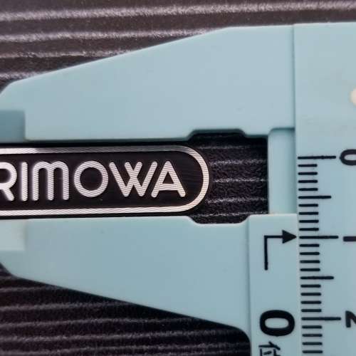Rimowa 標誌 金屬板貼 Logo Brand Metal Sheet Sticker Travel Luggage Collectible...