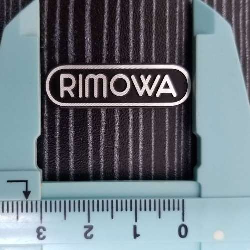 Rimowa 標誌 金屬板貼 Logo Brand Metal Sheet Sticker Travel Luggage Collectible...