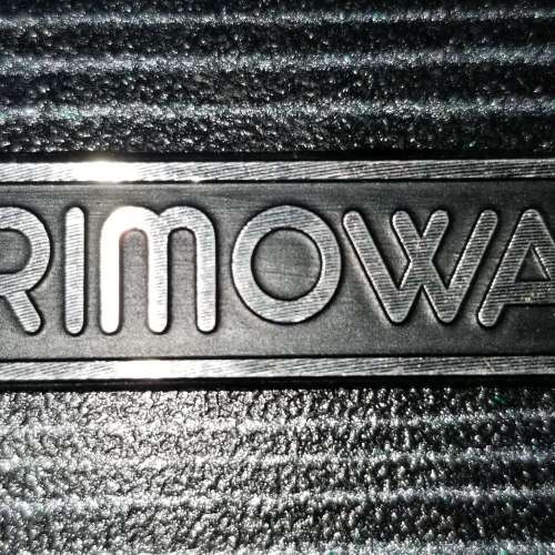 Rimowa 標誌 金屬板貼 Logo Brand Metal Sheet Sticker Travel Luggage Collectible...