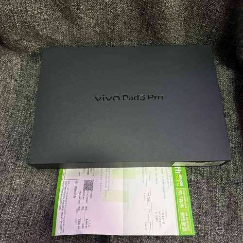 全新Vivo Pad 3 Pro 16g+512 最頂配 灰色 購自4月12日 $4880原價  ipad apple iphon...