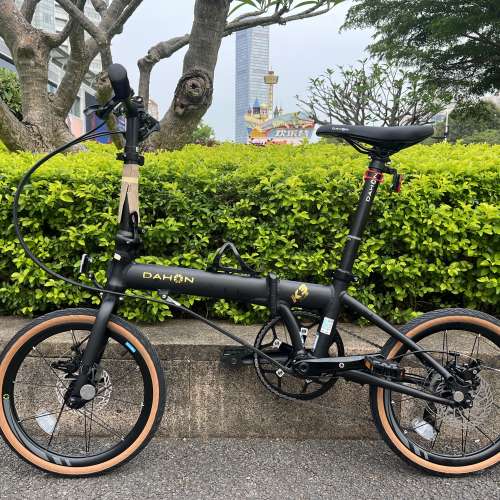 (小量現貨) 黑金色特別版 頭柱內摺版馬甲線款 DAHON K3 PLUS 9速 16吋349 碟剎 鋁...