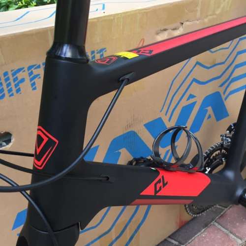 JAVA CL CARBON 18速平把 451 碳纖小 輪車 送水架前後蛙燈叮叮