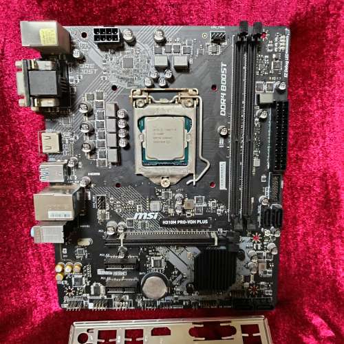 i3 9100f + MSI H310m 壞板