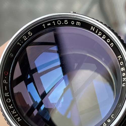 Nikon旁軸鏡頭NIKKOR-P.C 10.5cm f/2.5 No.812763已S口改M口