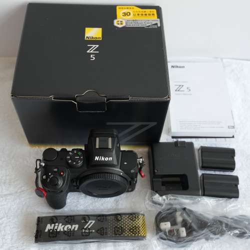 Nikon Z5 BODY 機身新淨少用長放電子防潮箱.