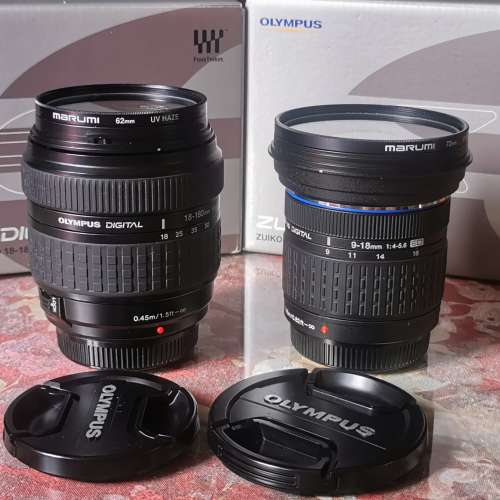 Olympus zd 9-18mm & zd 18-180mm