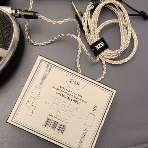 meze silver plated pcuhd Minixlr 4.4m 可換耳機