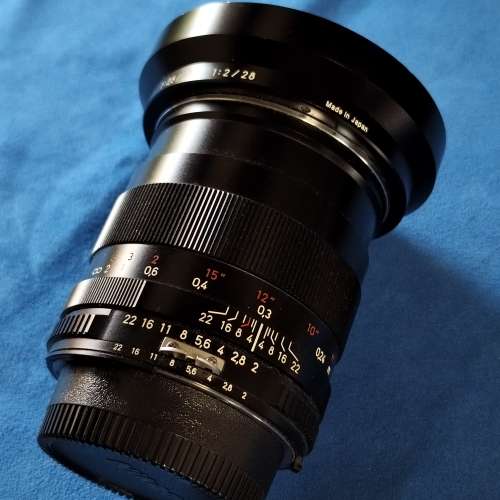 接近全新 Carl Zeiss Distagon T* 28mm F/2 ZF Lens for Nikon F Mount