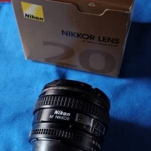 Nikon AF-D 20mm f2.8 接近全新