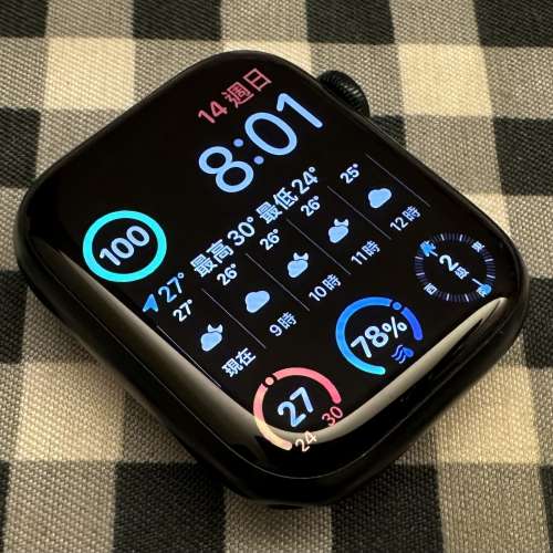 Apple Watch Series 8 WIFI版本 45mm 碳黑色 行貨 99%新 全新一樣 非常少用和新淨 ...