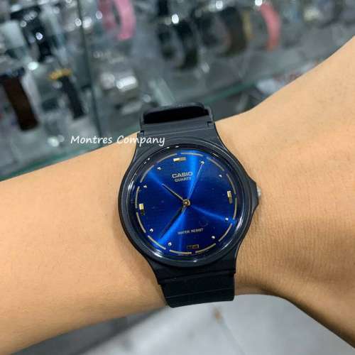Montres Company香港註冊公司(28年老店) Standard 藍色 細錶徑 男裝手錶 指針 MQ-7...