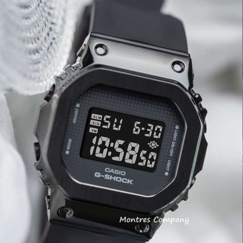 Montres Company 香港註冊公司 (28年老店) G-Shock卡西歐 CASIO黑色 透明錶帶 GM-S...