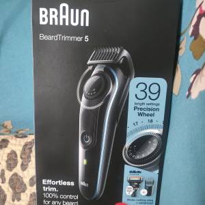 全新 braun beard trimmer 5 鬚刨及理髮二合一