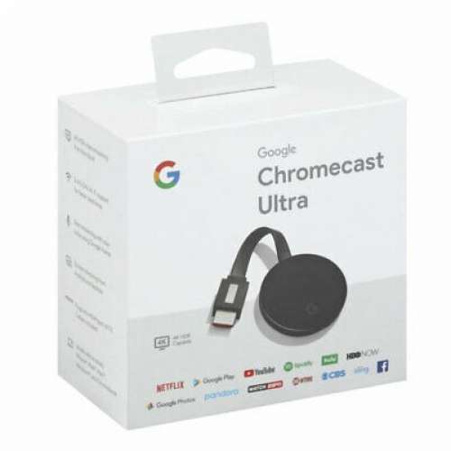Google 谷歌Chromecast Ultra 黑色