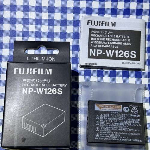 100% New Fujifilm NP-W126S