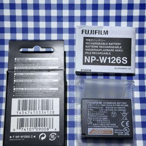 100% New Fujifilm NP-W126S