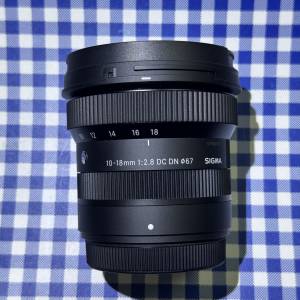 98% New Sigma 10-18 F2.8 DC DN Fujifim XF