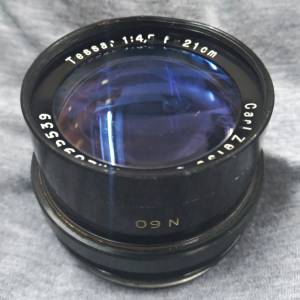 Carl Zeiss Jena Tessar 210mm f4,5 木盒風琴機鏡