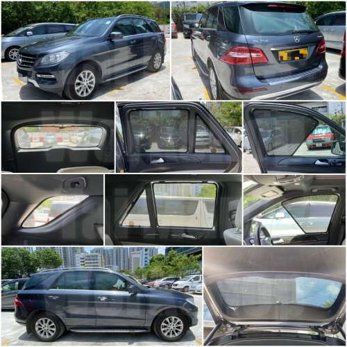 BENZ ML GLE 全車磁石濾光窗網太陽擋