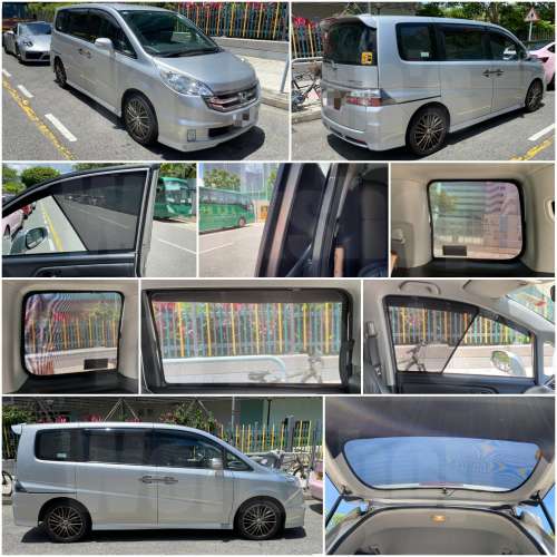 Stepwgn RG1 RG3 全車磁石濾光窗網太陽擋