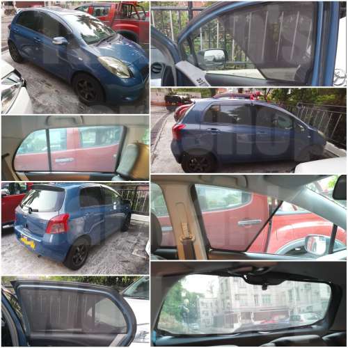 Yaris Echo Verso Funcargo 全車磁石濾光窗網太陽擋