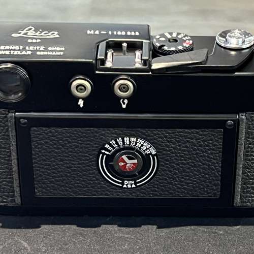 Leica M4 black paint repaint film camera