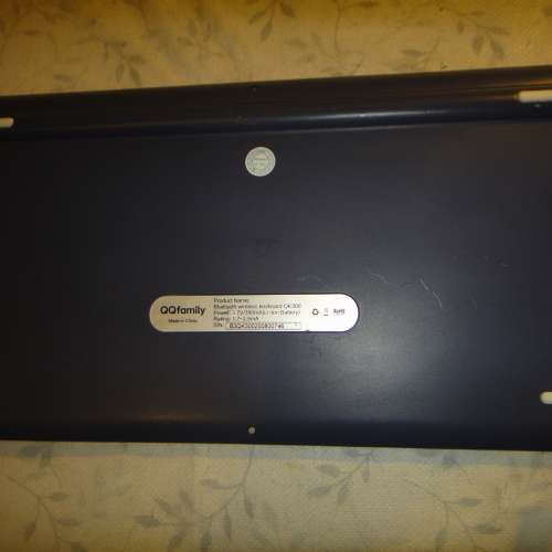 時尚鍵盤 QQ 時尚 QK300 粉藍色 - 藍牙無線 - 可充電鋰電池 - 79 鍵 - 多裝置鍵盤 ...