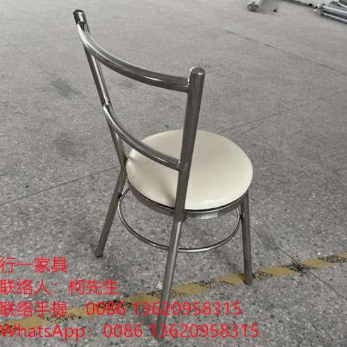 WhatsApp：0086 13620958315餐厅餐椅，不锈钢单櫈，卡位梳化，带抽桶餐檯